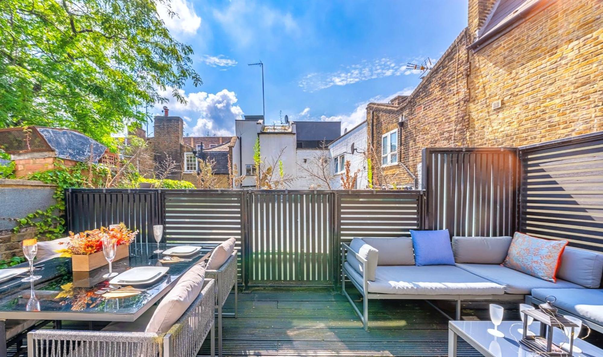 Designer Victorian Flat With Large Terrace Apartment London Ngoại thất bức ảnh
