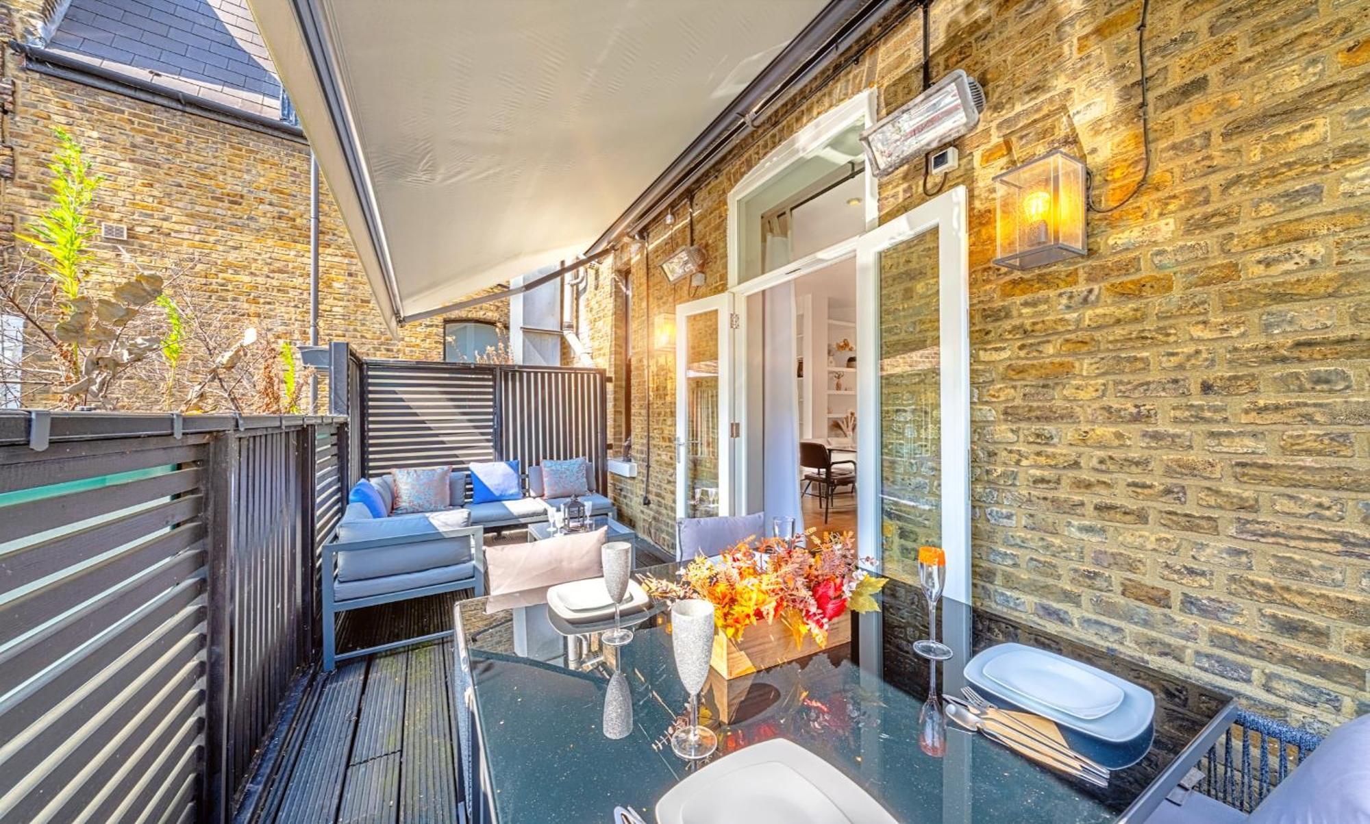 Designer Victorian Flat With Large Terrace Apartment London Ngoại thất bức ảnh