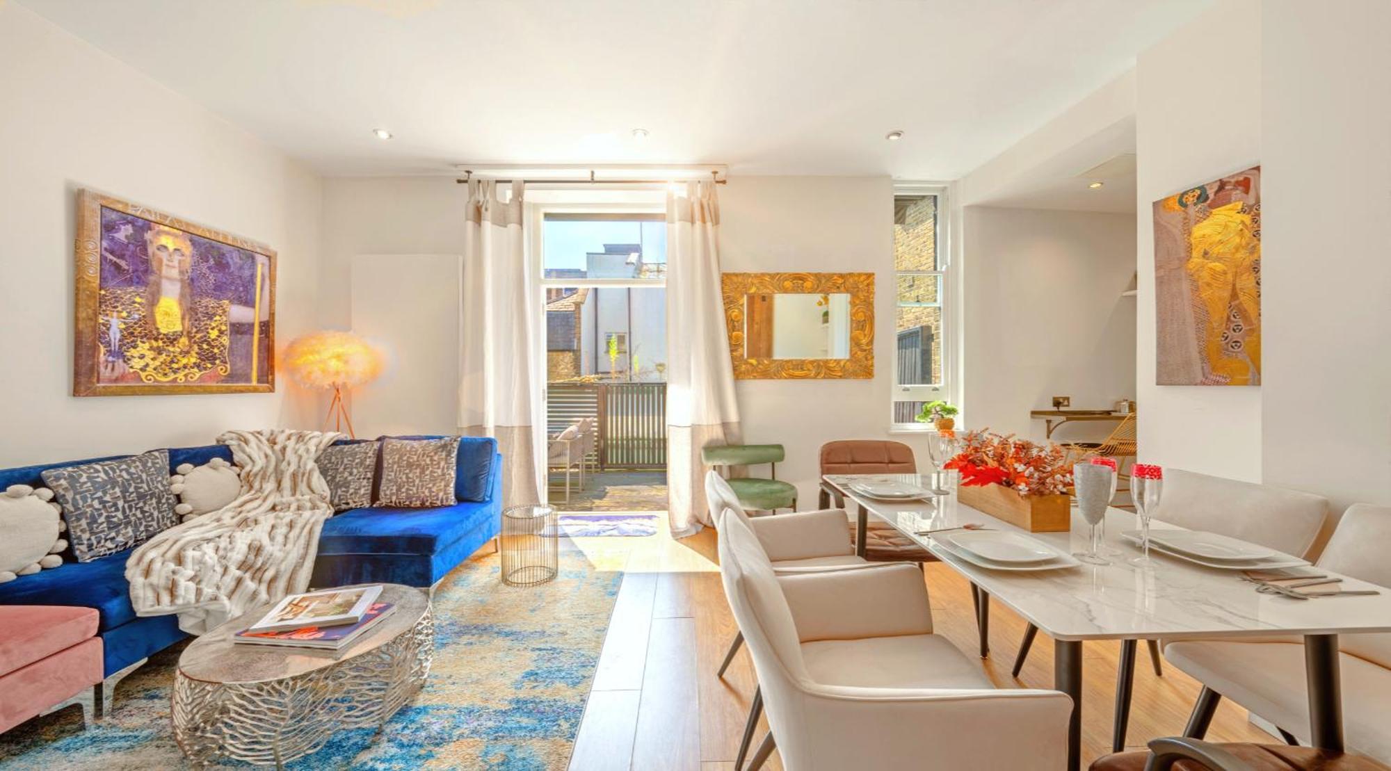 Designer Victorian Flat With Large Terrace Apartment London Ngoại thất bức ảnh
