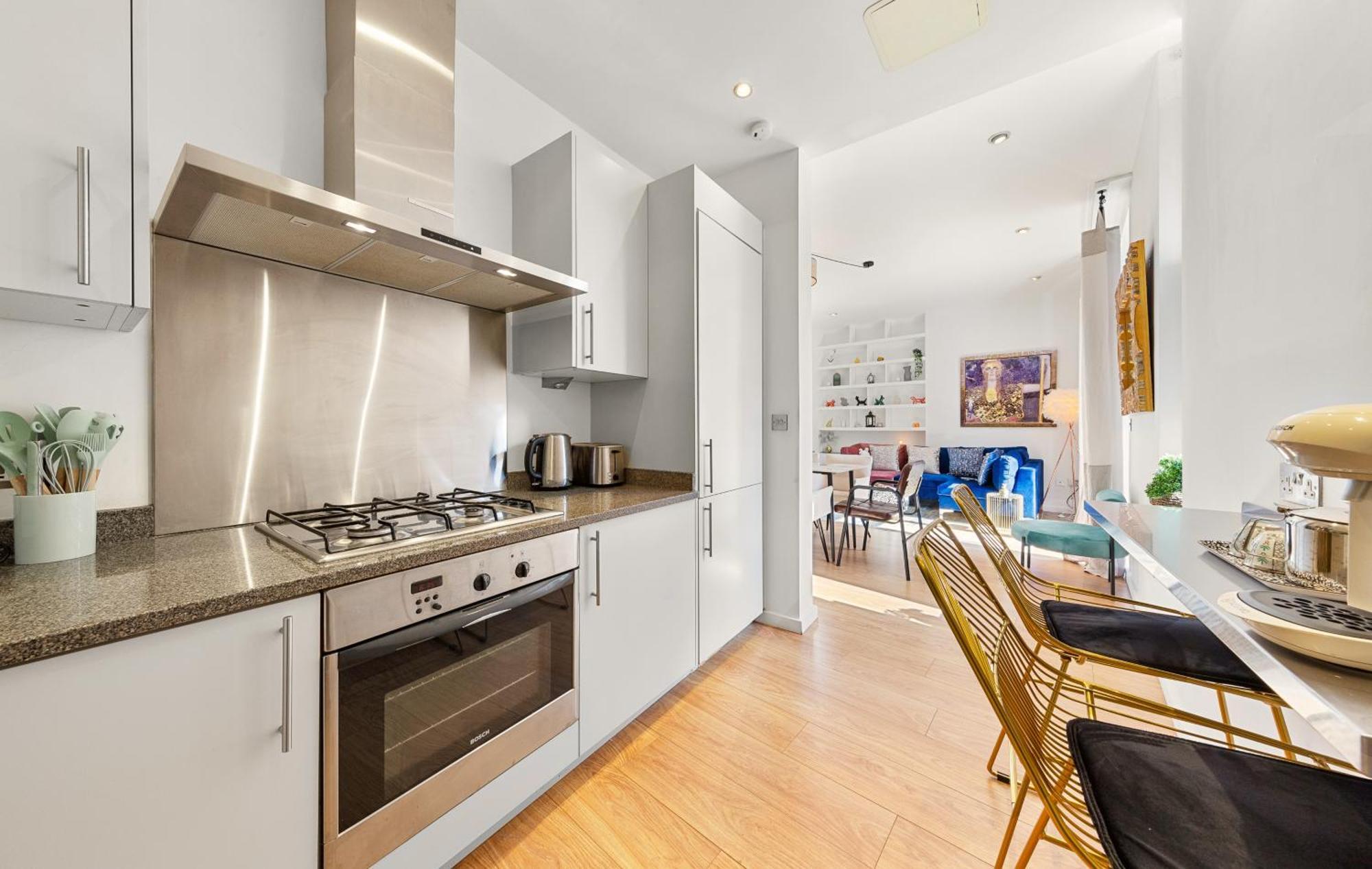 Designer Victorian Flat With Large Terrace Apartment London Ngoại thất bức ảnh